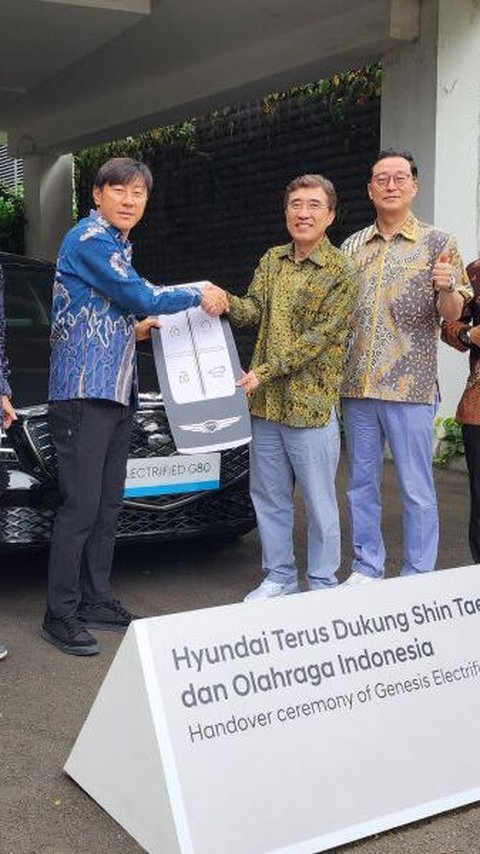Fantastis! Segini Harga Mobil Mewah Baru Shin Tae-yong Hadiah dari Hyundai Motors