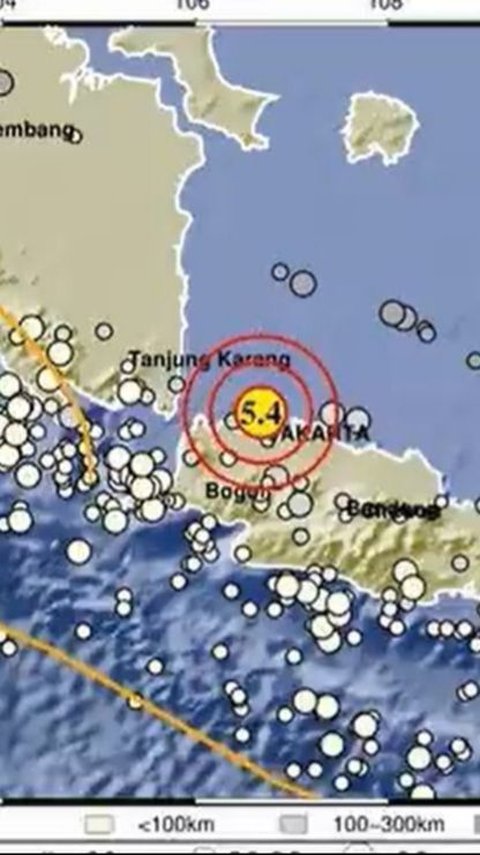 Gempa Magnitudo 5.4 Guncang Kepulauan Seribu Jakarta