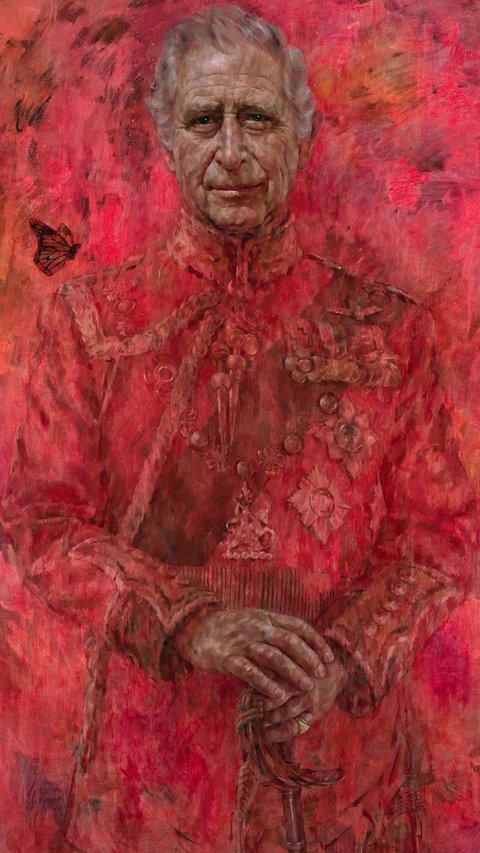 King Charles III's Portrait Mocked by Netizens: Like in Hell