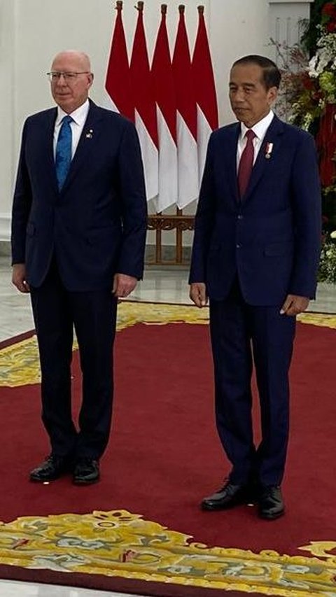 Jokowi Terima Gubernur Jenderal Australia David Hurley di Istana Bogor