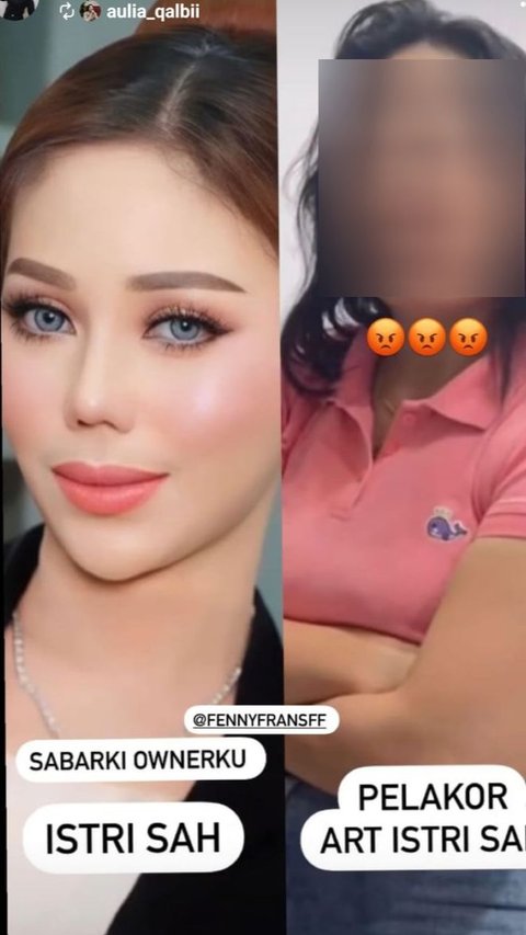 Comparison of Fenny Frans' Crazy Rich Makassar Face with Her Husband's Mistress: Bening Vs Aura Maghrib