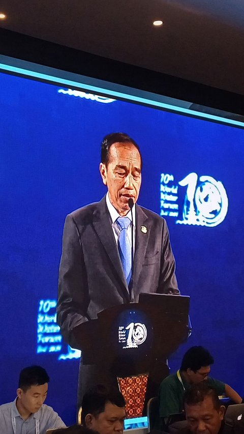 Jokowi Perkenalkan Prabowo sebagai Presiden Terpilih di KTT WWF, Tamu Negara Tepuk Tangan