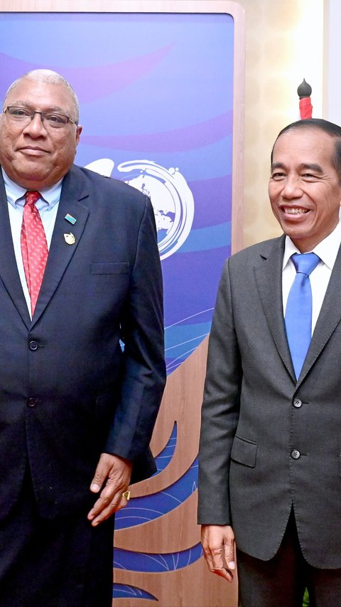 Jokowi Tekankan Tiga Hal Saat Berjumpa Bilateral dengan Presiden Fiji di Bali