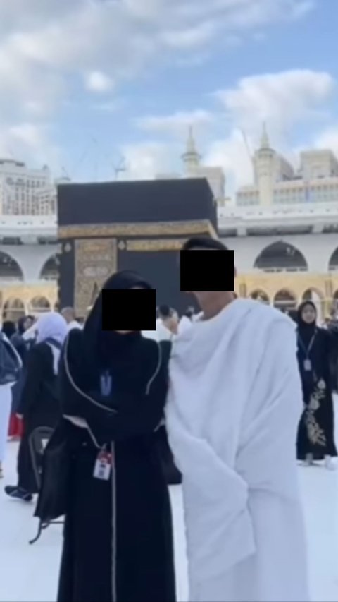 Viral Cowok Bawa Pacar ke Tanah Suci Mekkah Jadi Sorotan, Diduga Masih SMA