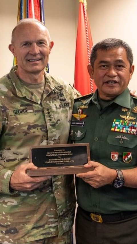 Kasad Jenderal TNI Maruli Datangi Markas Besar Angkatan Darat AS, Temui Sosok Penting
