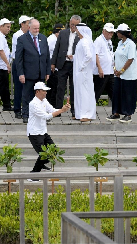 VIDEO: Sosok Wanita Delegasi Prancis Bikin Presiden Jokowi Jadi Fotografer Dadakan di Bali