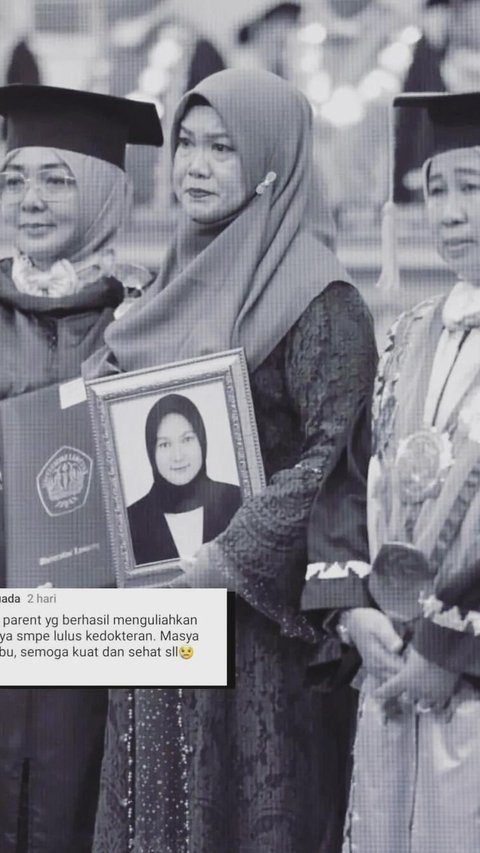 Touching! Mother Represents Her Deceased Child During Medical Faculty Graduation