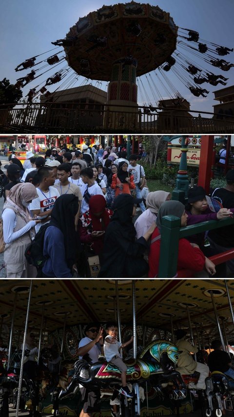 FOTO: Ribuan Pengunjung Padati Dufan Saat Libur Panjang Waisak 2024