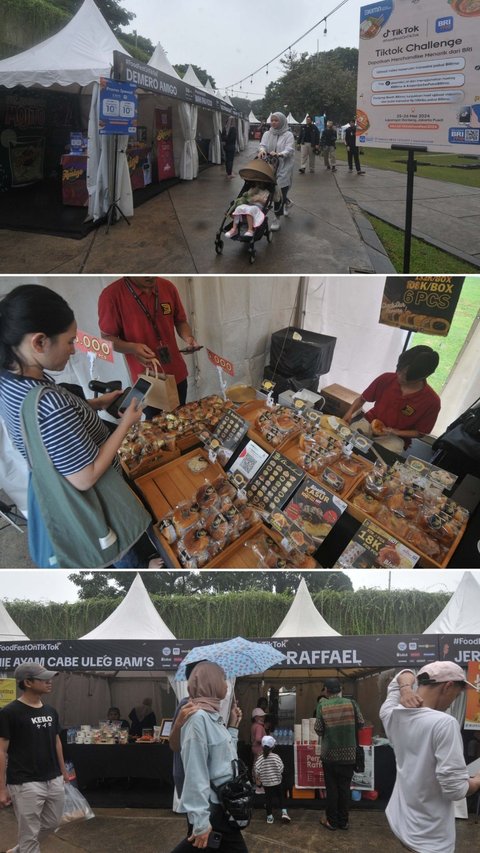 FOTO: Serunya Berburu Jajanan Viral di Festival Kuliner TikTok Food Fest 2024