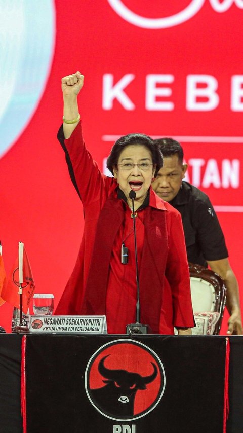 FOTO: Reaksi Megawati Berapi-api Tutup Rakernas V PDIP yang Melahirkan 17 Poin Rekomendasi
