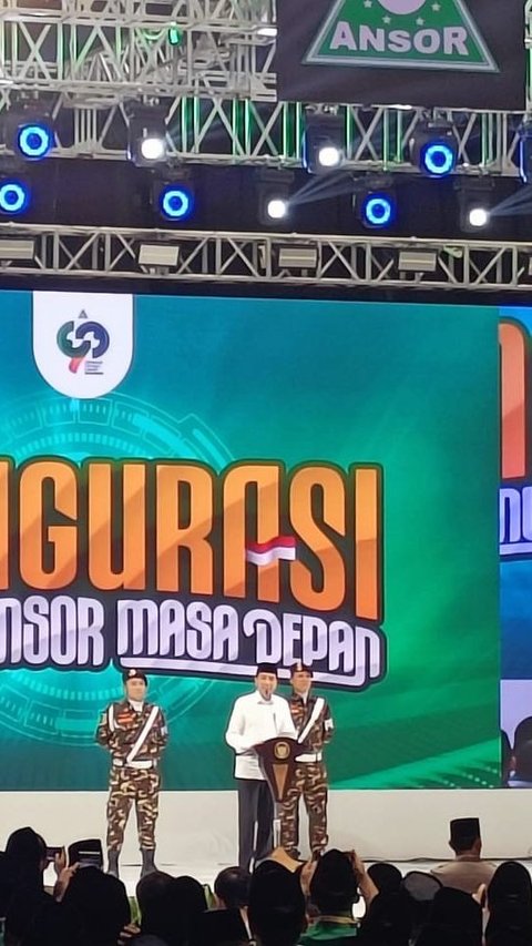 Bukan Paspampres, Jokowi Minta Dikawal GP Ansor Saat Pidato