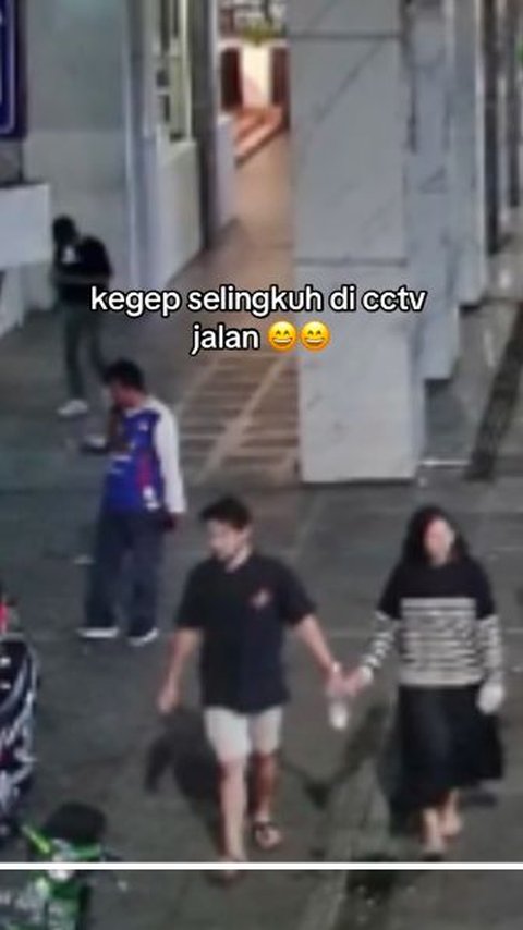 6 Years of Dating, This Woman Caught Her Partner Cheating from CCTV on the Street