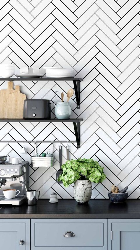 8 Rekomendasi Wallpaper untuk Dinding Dapur yang Estetik dan Bikin Cantik