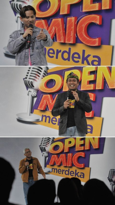 FOTO: Pecah! Pejabat Daerah Berbagi Curhatan Kocak di Panggung Open Mic Merdeka 2024