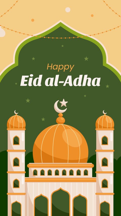 40 Short Happy Eid al-Adha 2024/1445 H Words, Suitable for Making Greeting Cards