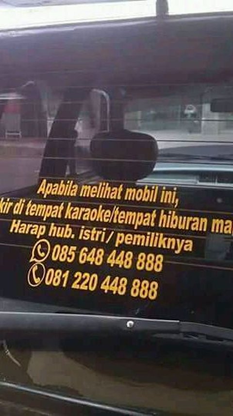 Pengendara Lain akan mendapatkan informasi baru dengan melihat 10 Potret Stiker Mobil Lucu yang juga berfungsi sebagai hiasan.