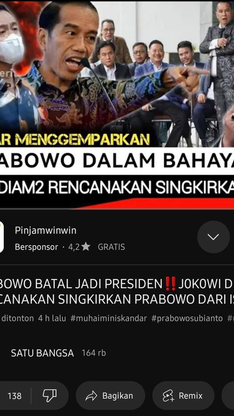 CEK FAKTA: Hoaks Jokowi Akan Batalkan Prabowo Jadi Presiden