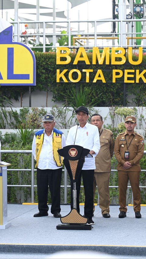 Jokowi Resmikan Sistem Pengelolaan Air Limbah Domestik Terpadu di Pekanbaru