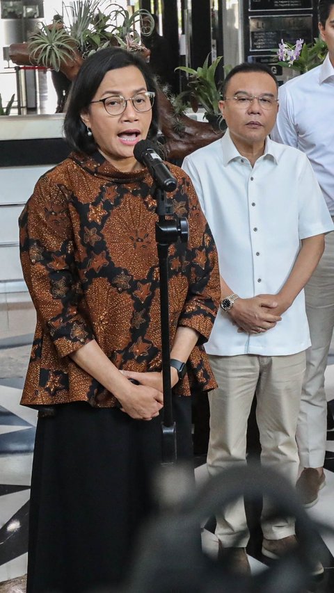 FOTO: Momen Tim Sinkronisasi Prabowo-Gibran Temui Sri Mulyani, Blak-blakan Sudah Dua Bulan Intens Komunikasi