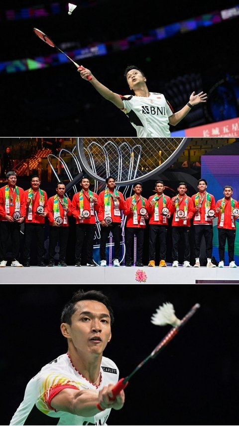 FOTO: Momen Indonesia Ditekuk China di Final Thomas Cup 2024, Jonatan Christie Sempat Curi Kemenangan