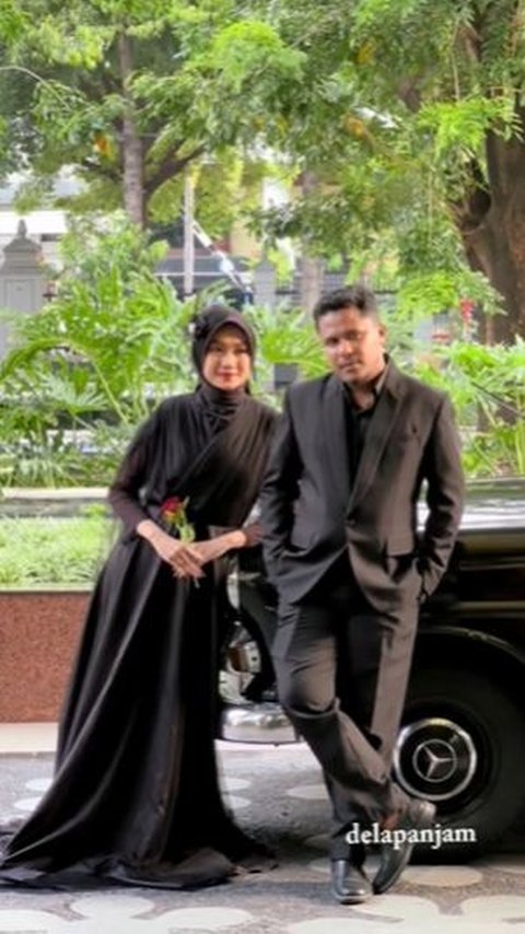 Carrying the Mafia Theme, Mamat Alkatiri and Nafhafirah's Pre-wedding Portraits Steal Attention, the Vibes are Really Cool