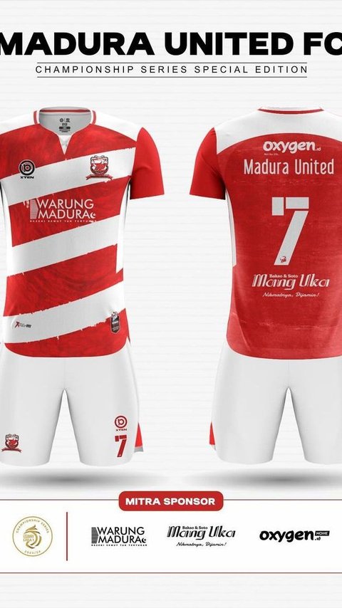 After Being Prohibited from Opening 24 Hours, Madura Stall Appears on Madura United's Latest Jersey to Fight Modern Retail, This is the Appearance
