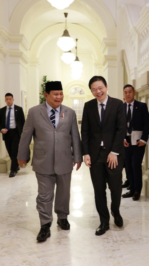 Prabowo Temui PM Singapura yang Baru, Beri Selamat dan Bahas Kerja Sama Pertahanan