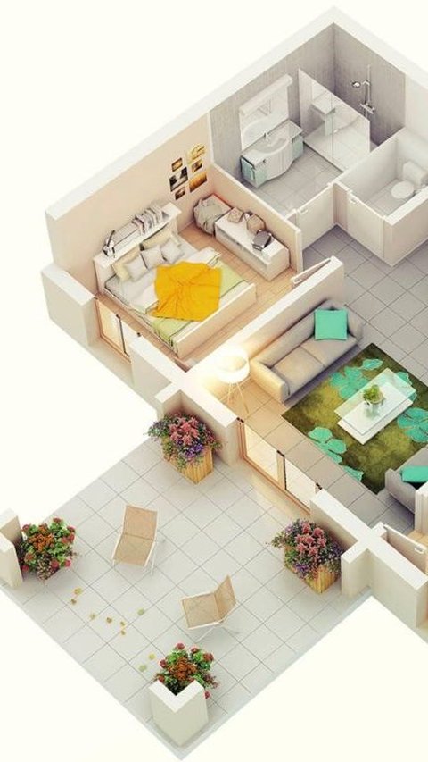 7 Desain Rumah Sederhana dengan 3 Kamar yang Cocok untuk Lahan Terbatas