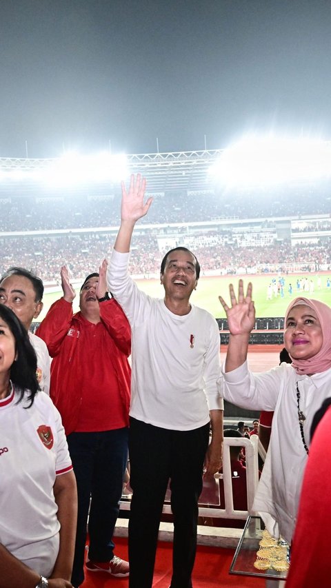 VIDEO: Jokowi Bangga Lihat Permainan Timnas Garuda Kualifikasi Piala Dunia, Ini Sejarah!