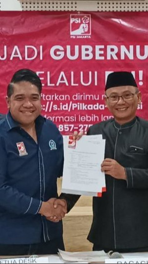 Ketua FBR Lutfi Hakim Daftar Bakal Cagub Jakarta 2024 dari PSI