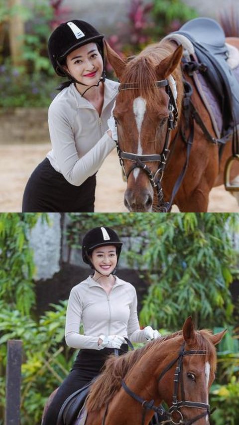 Cantiknya Puteri Modiyanti 'Anak' Tommy Soeharto Saat Berkuda