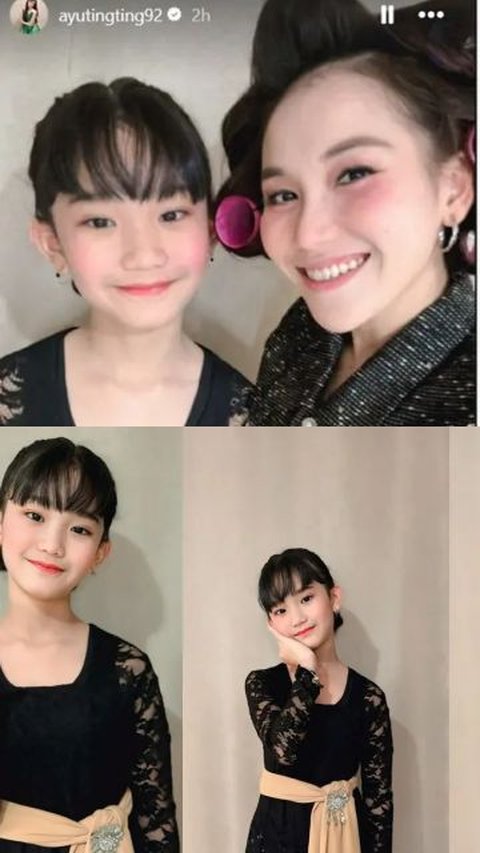 Cantiknya Bilqis Putri Ayu Ting Ting Pakai Kebaya, Intip Potretnya!