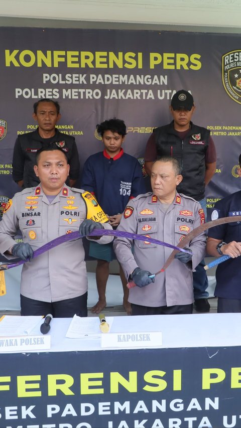 Perang Celurit Saat Tawuran di Jakarta Utara, 2 Pelaku Pembacokan Ditangkap & 4 Orang jadi DPO
