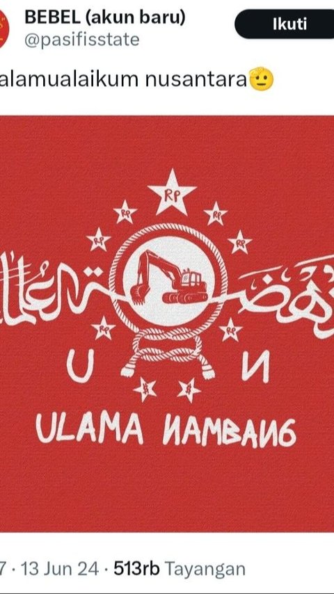 Surabaya Residents Report Account Owner X Parodies NU Logo to 'Ulama Nambang'