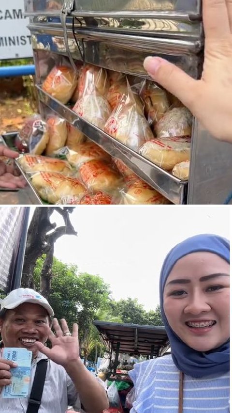 Viral Momen Wanita Borong Dagangan Penjual Roti Keliling, Aksinya Tuai Pujian