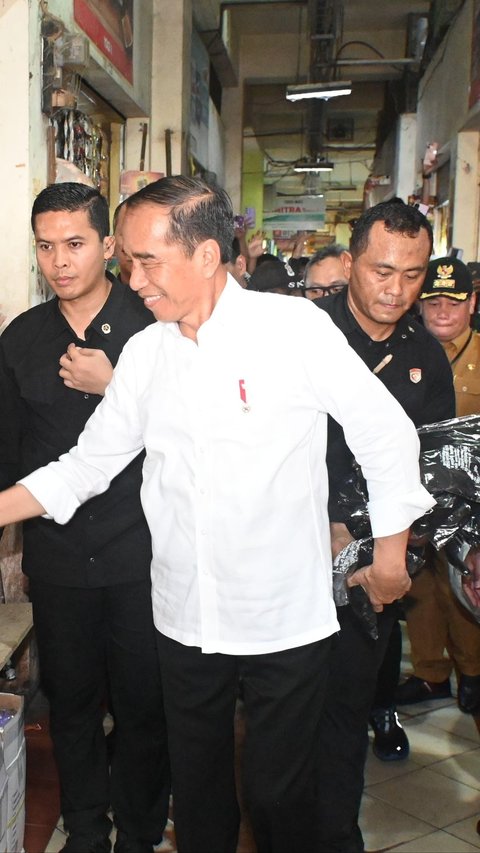 Tinjau Pasar di Kotawaringin Timur, Jokowi Pastikan Harga Baik dan Stabil