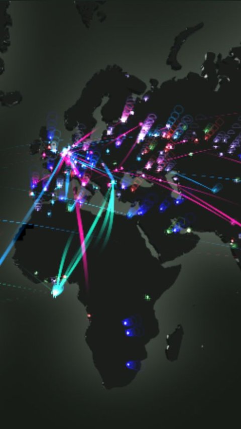 Peta Ini Gambarkan Serangan Siber di Seluruh Dunia secara Real Time