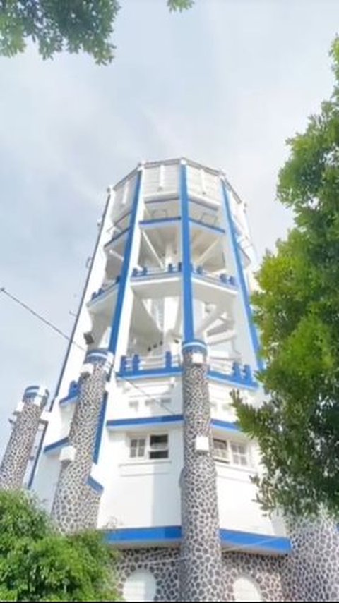 Jadi Salah Satu Ikon di Tegal, Ini Kisah Unik Menara Air Raksasa Waterleiding Warisan Belanda