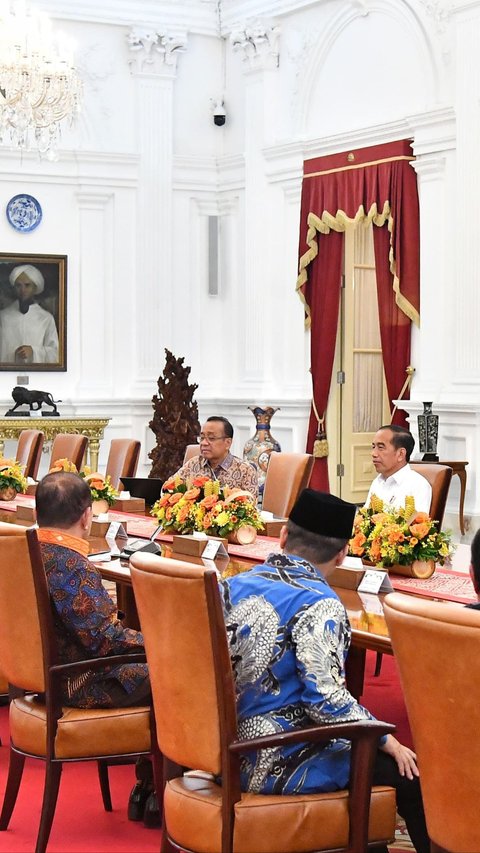 Ini yang Dibahas Jokowi Bareng Pimpinan MPR saat Bertemu di Istana