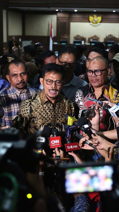 Dituntut 12 Tahun, SYL Singgung Nama Presiden Jokowi