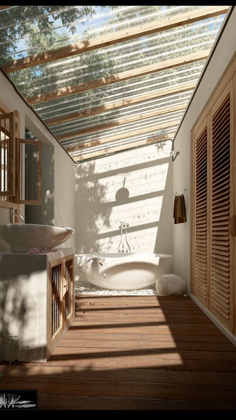 10 Unique Mediterranean Style Bathroom Design Models that are Elegant and Comfortable