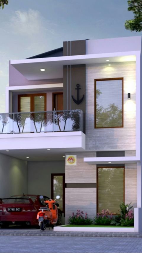 7 Desain Rumah Minimalis 2 Lantai Ukuran 6x12 yang Simple tapi Elegan