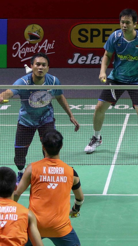 FOTO: Hasil Indonesia Open 2024: Taklukkan Ganda Thailand, The Daddies Lolos 16 Besar