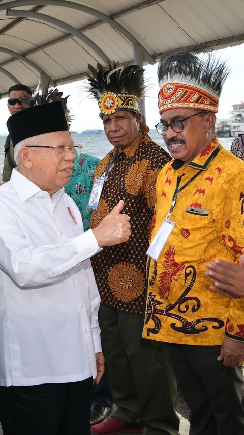 Wapres Ma'ruf Amin Luncurkan Rencana Induk Percepatan Pembangunan Papua
