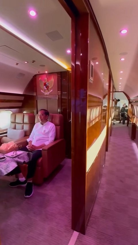 Appearance Inside the Indonesian Presidential Aircraft Used by Jokowi for World Tour, Has a Special Room