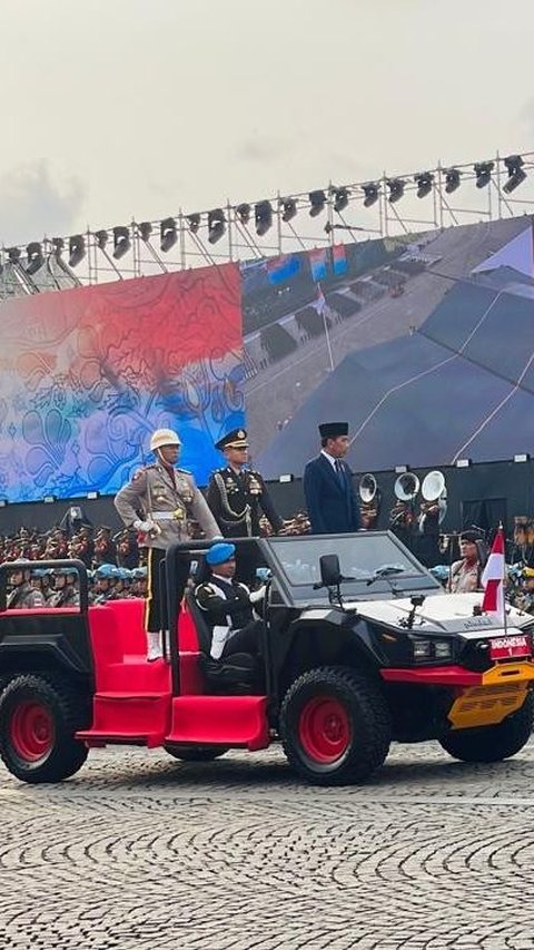 Jokowi Hadiri HUT Bhayangkara ke-78