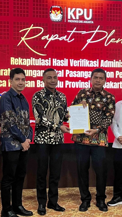 Dharma-Kun Penuhi Syarat Administrasi Calon Independen, Bisa Ikut Pilkada Jakarta?