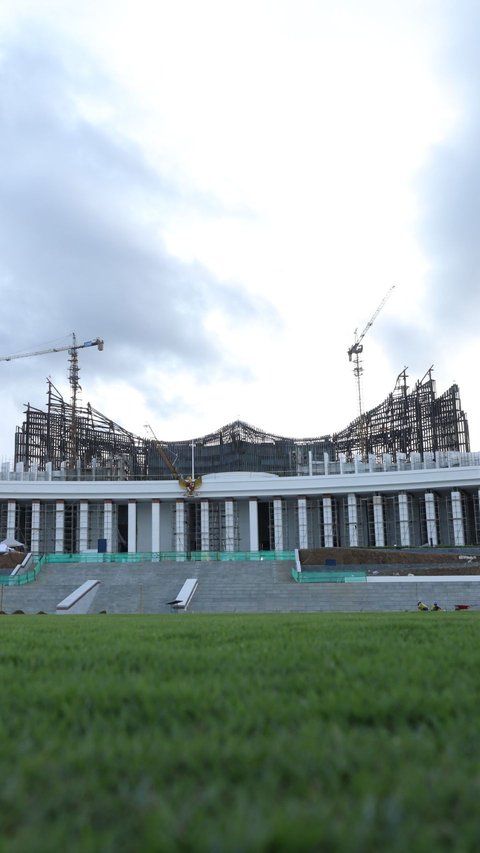 Portrait of the Ceremony Field in IKN, Ready to be Used for the 79th Indonesian Independence Day Celebration?