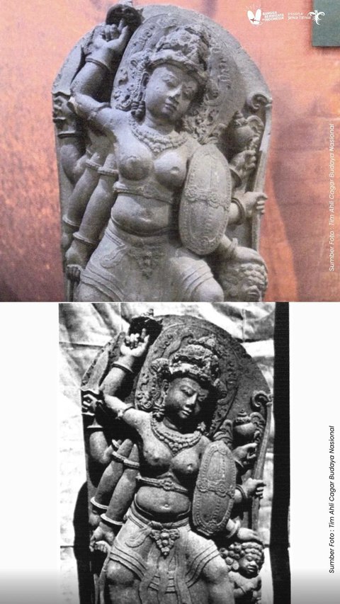 Potret Arca Durga dari Candi Jawi, Patung dengan Wajah Cantik dan Tubuh Menggairahkan