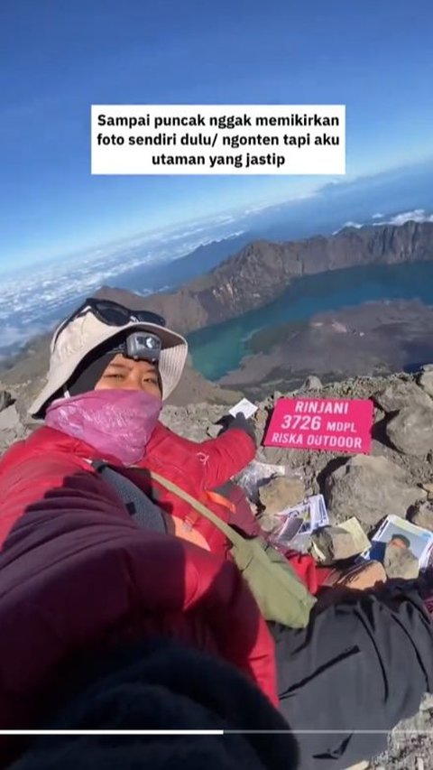 Viral Woman Opens Mountain Photo Jastip up to Rp10 Million Profit